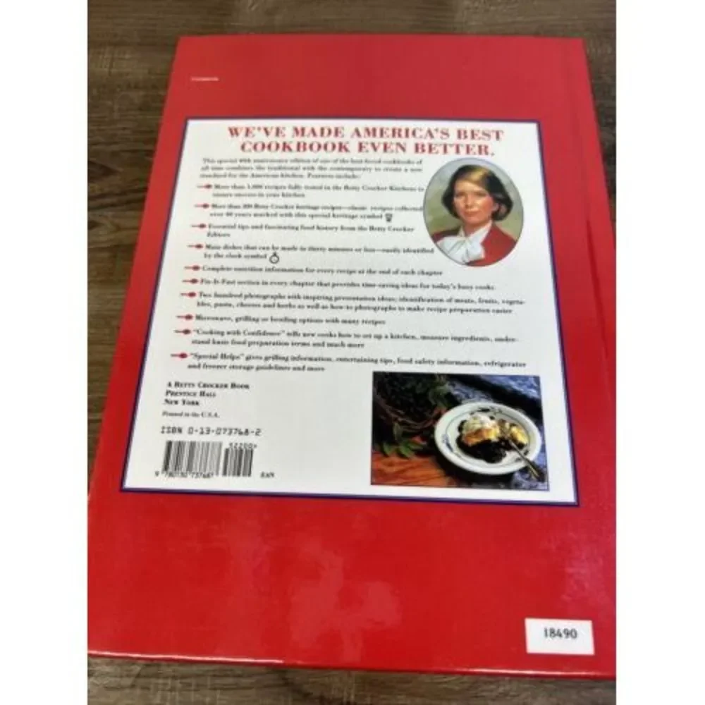 Vtg 1991 Betty Crocker 40th Anniversary Edition Cookbook‎ Hardcover